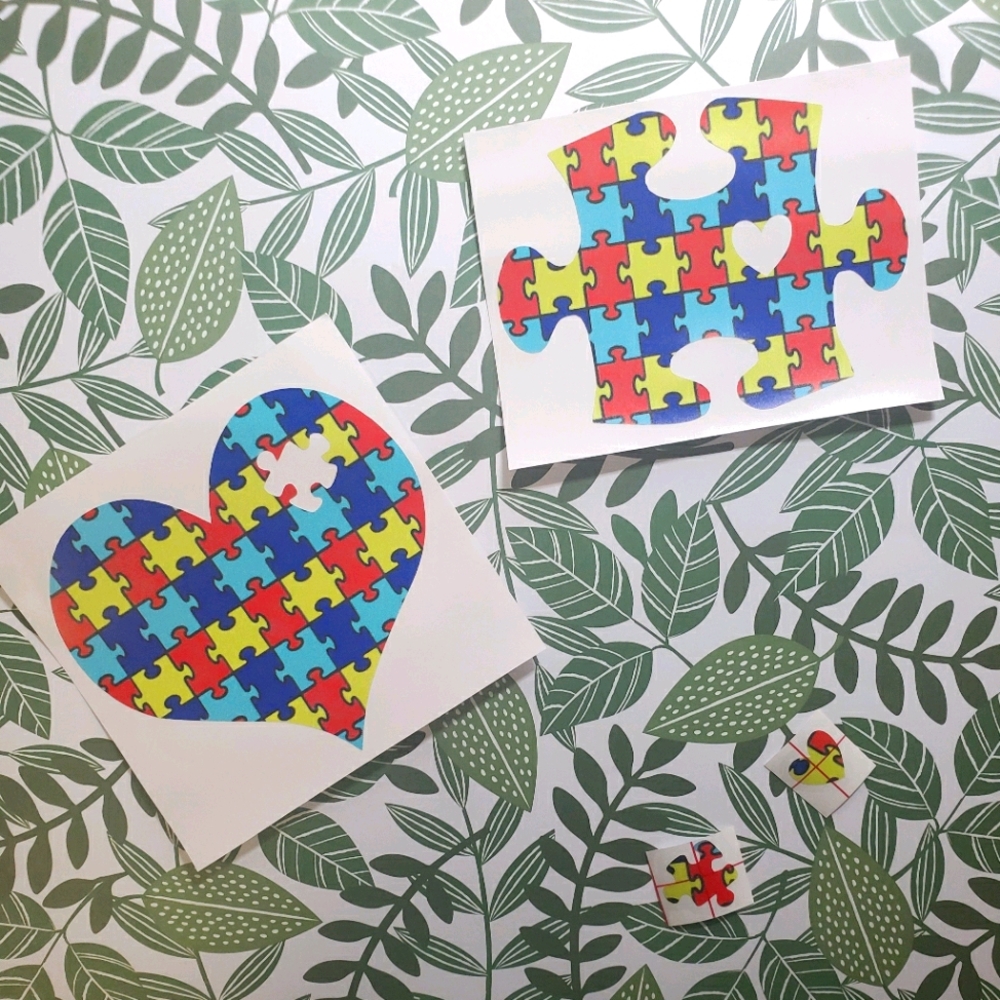 Autism awareness decals
